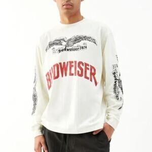 Pacsun Budweiser Men's Long Sleeve T-Shirt Size Small